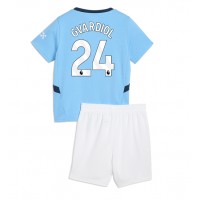 Maglie da calcio Manchester City Josko Gvardiol #24 Prima Maglia Bambino 2024-25 Manica Corta (+ Pantaloni corti)